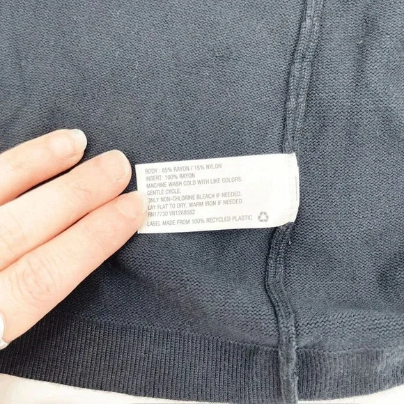 LF Seek Women's Black Lace Up High Waist Mini Shorts Size S - Picture 4 of 4